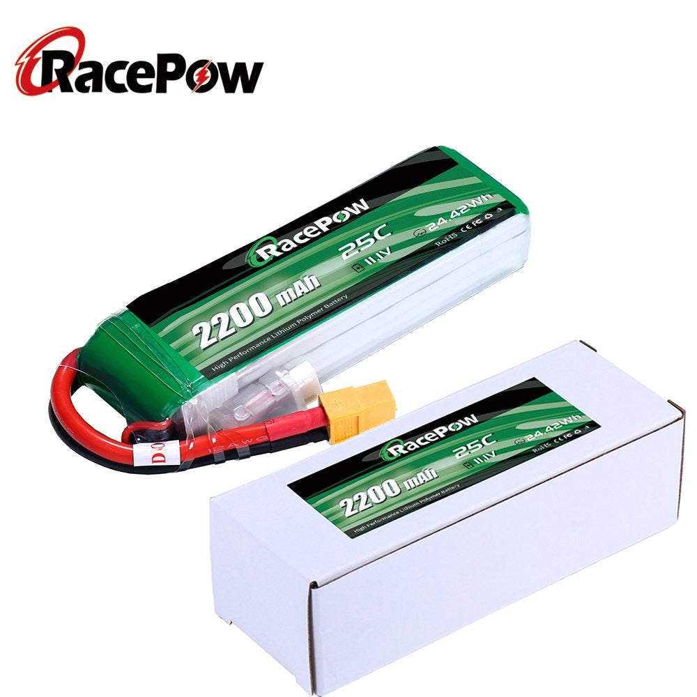 2200mAh 11.1V 3S 25C LiPo Pil XT60/T Deans/EC3 Fişiyle