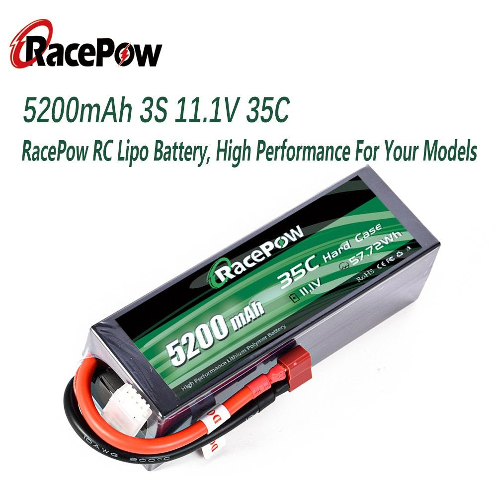 5200mAh 11.1V 3S 35C Hard Case LiPo Battery For RC Car