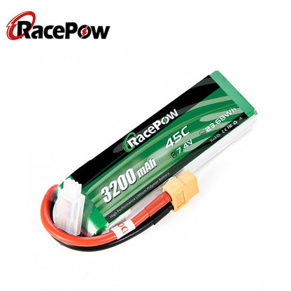 3200mAh 7.4V 2S 45C LiPo Pil XT60/T Deans/EC3 Fişiyle