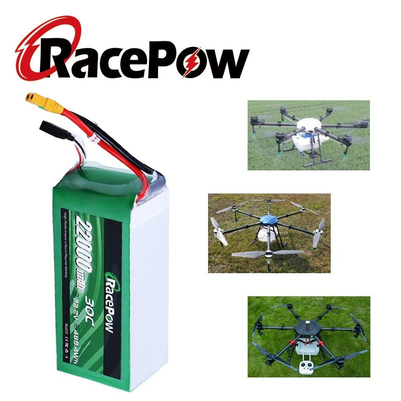 22000mAh 22.2V 6S 30C LiPo Pil RC Büyük Yük Çok Rotorlu İHA Hekzakopter Oktokopter için