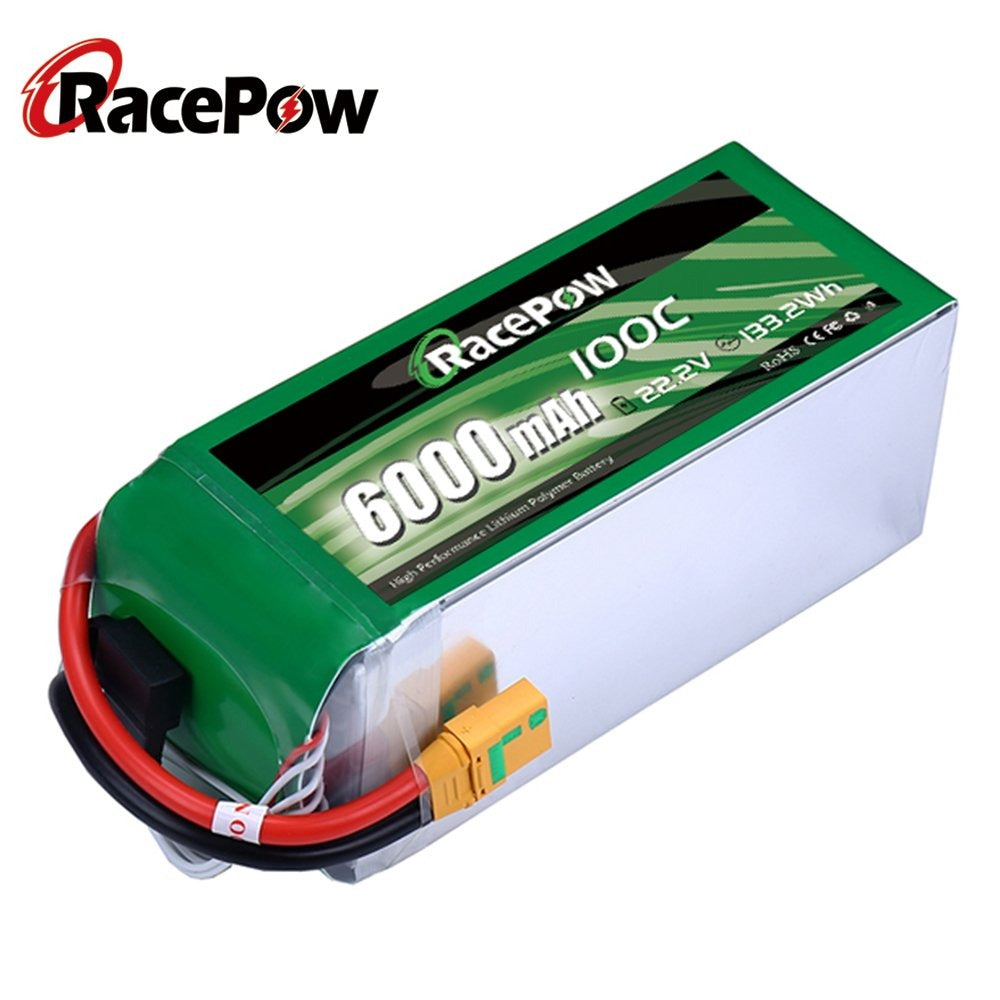 6000mAh 22.2V 6S 100C LiPo Pil