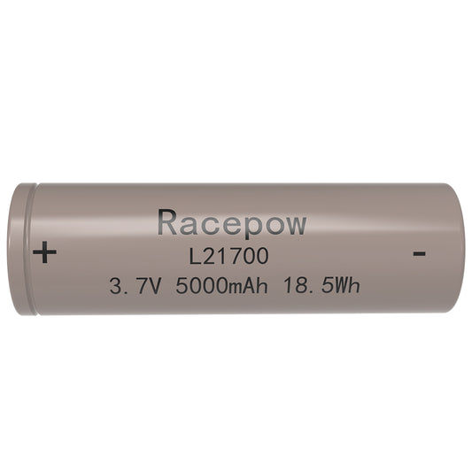 High-Performance 3.7V 5Ah 21700 Lithium Cell (Brown)