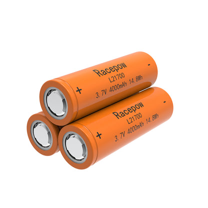 High-Performance 3.7V 4Ah 21700 Lithium Cell (Orange)