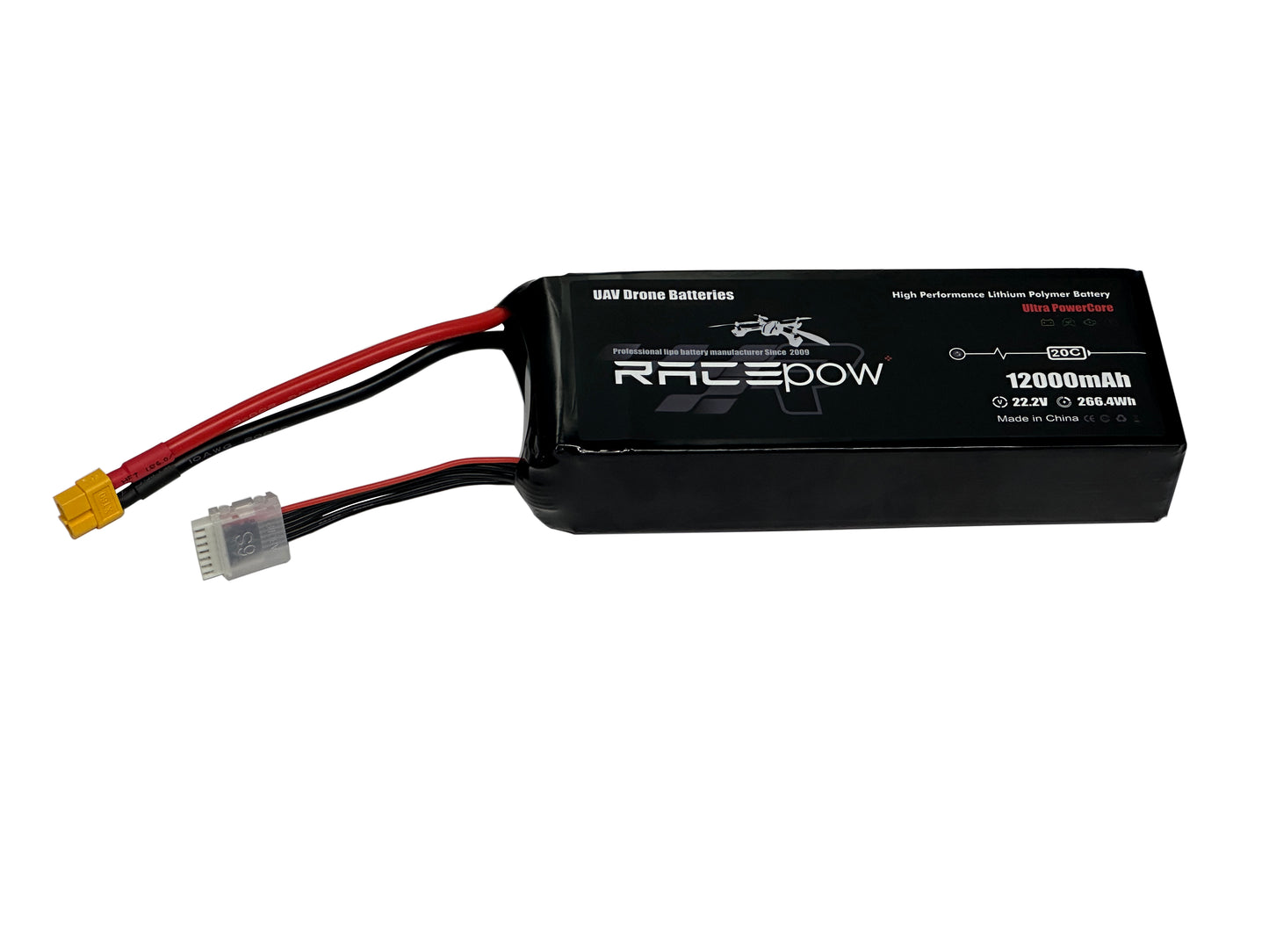 Yüksek Kapasiteli 22.2V 12Ah 266.4Wh LiPo Pil Paketi