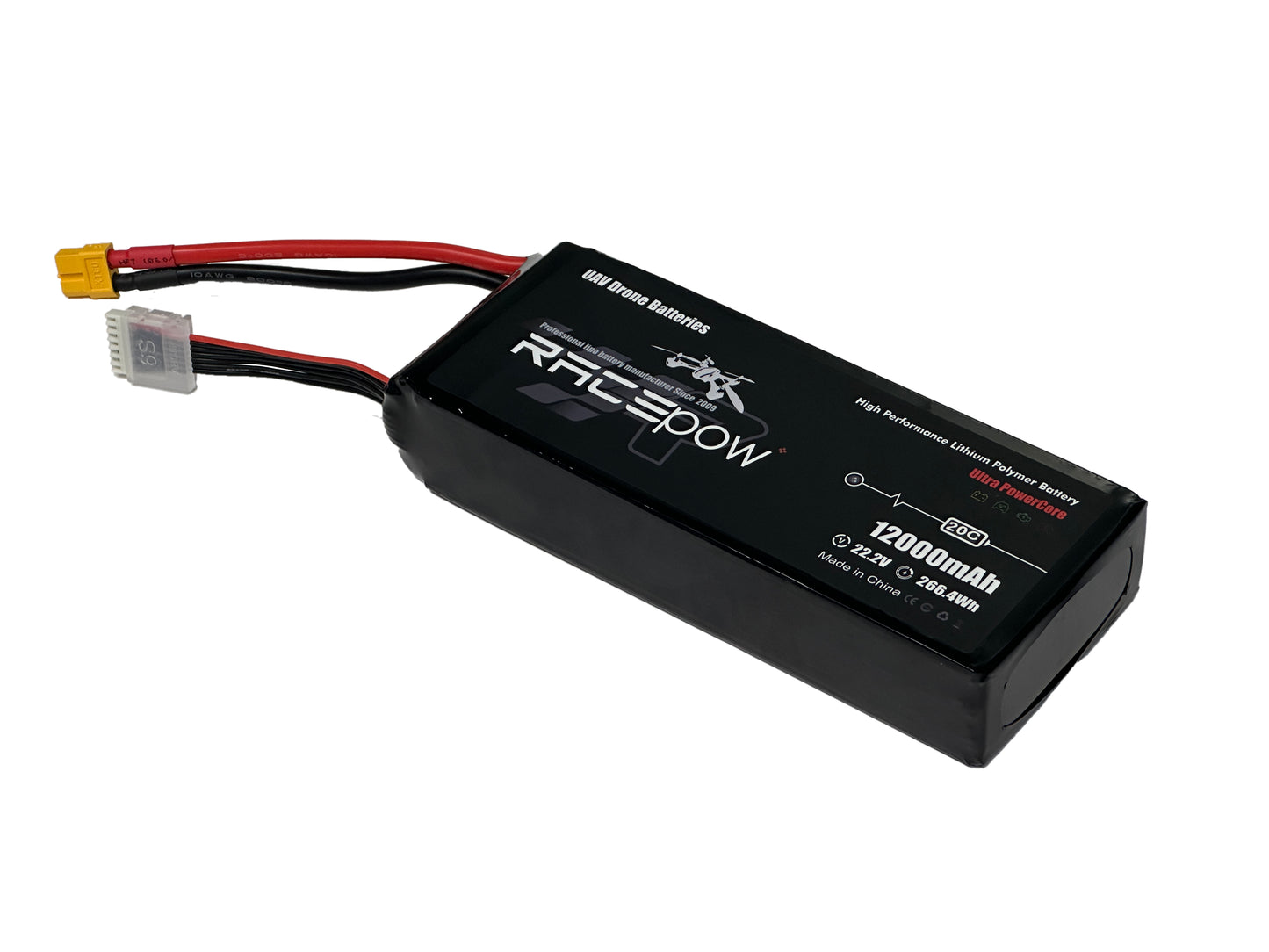 Yüksek Kapasiteli 22.2V 12Ah 266.4Wh LiPo Pil Paketi