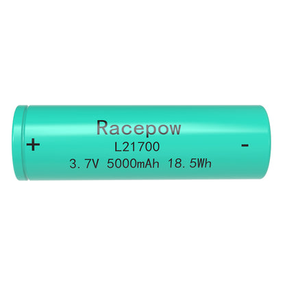 High-Performance 3.7V 5Ah 21700 Lithium Cell (Green)