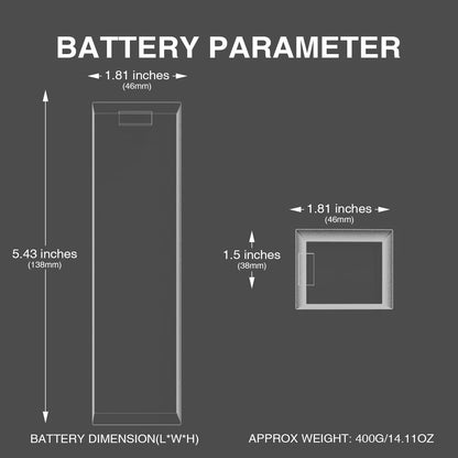 5200mAh 11.1V 3S 60C Hard Case LiPo Battery with T Deans Plug